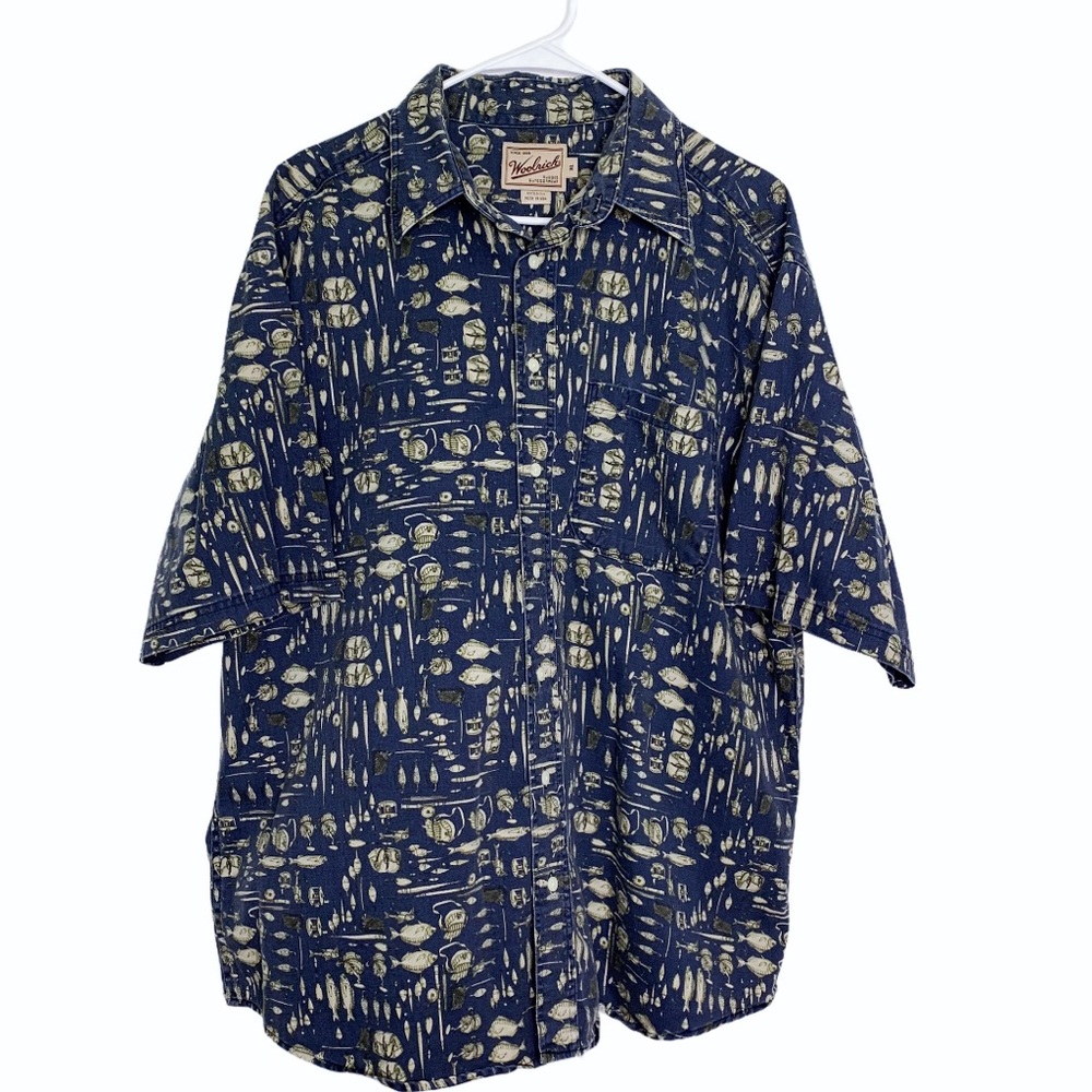 Vintage Woolrich Fishing Shirt XL D267